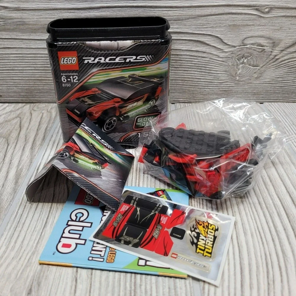Sealed LEGO Racers 8150 ZX-9 Tiny Turbos Glow in the Dark 2008 Building Toy Set